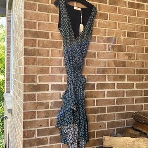 Tory Burch 3 Quarter Length Wrap Dress With Tags